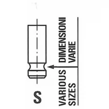Клапан Впускной Двигателя Freccia арт. r6409/snt