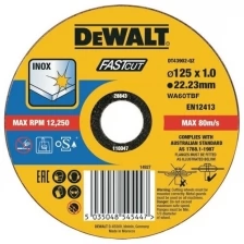 Диск отрезной DeWALT FASTcut DT43902-QZ, 125 мм 1