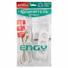 Удлинитель 3м 3 розетки ENGY Премиум ПВС 2*0,75 186699 .