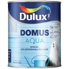 DULUX DOMUS AQUA краска для деревянных фасадов, на водной основе, п мат, белая, Баз BW (1л)