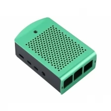 Корпус Qumo RS037 для Raspberry Pi 4B Aluminum Case Green