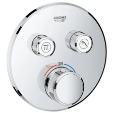 Смеситель для душа Grohe Grohtherm SmartControl 29119000 с термостатом Хром