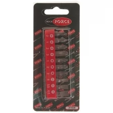 Набор вставок 1/4"DR (10 шт; PH0-3/PZ1-3/SL4-6.5; 25 мм) ROCKFORCE RF-21020