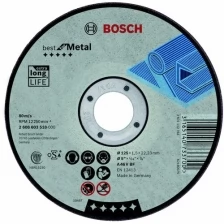 Круг отрезной BOSCH Best по металлу 125x1,5мм, прямой